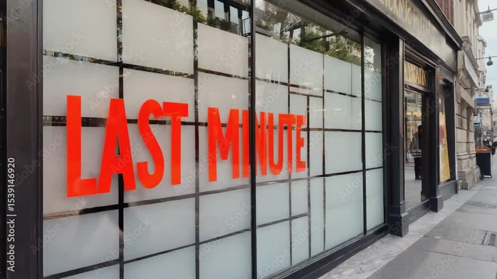 Last minute offers in a store. Last minute offers in a store.