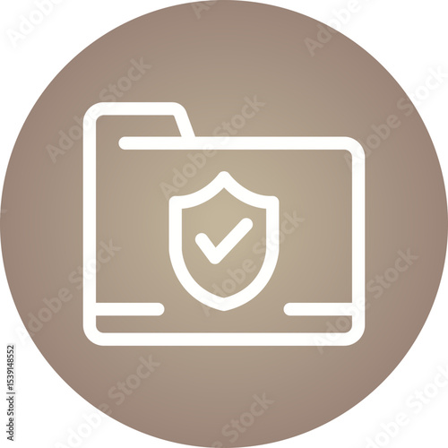 Folder single icon vector illustration