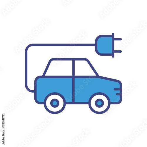Eco Car icon vector