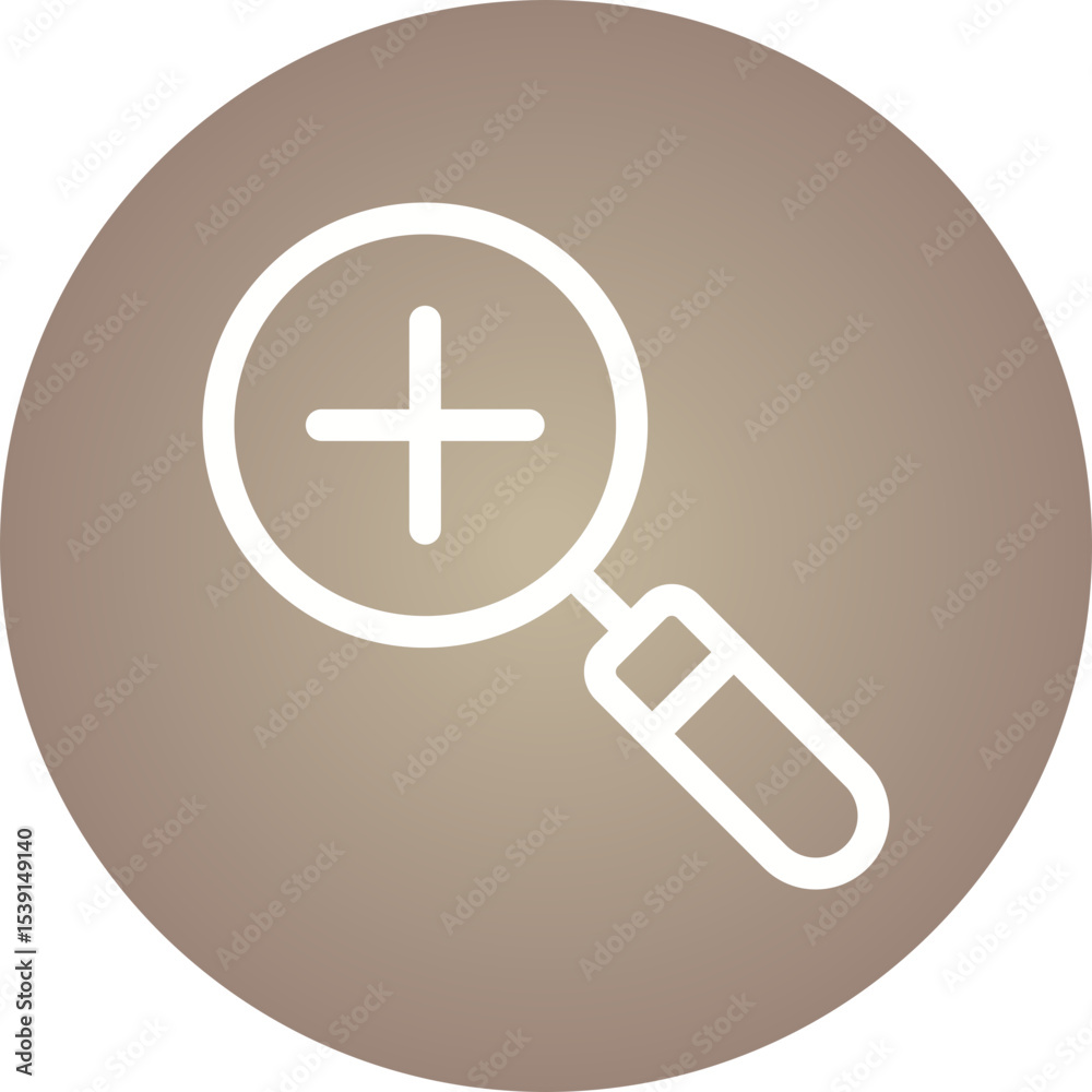 Fototapeta premium Zoom single icon vector illustration