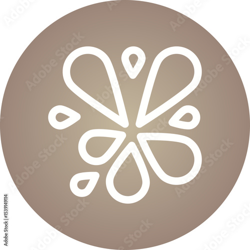 Water single icon vector illustration