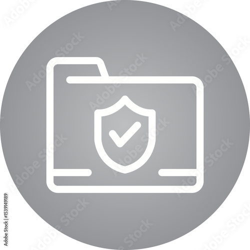 Folder single icon vector illustration