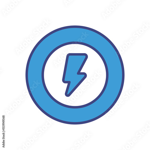 Power Network icon vector
