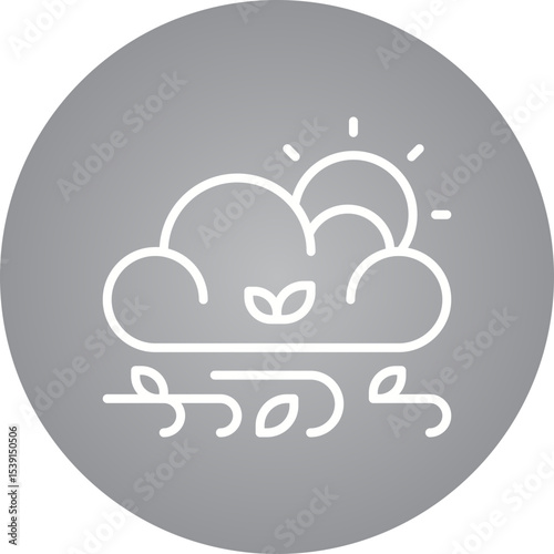 Cloud service single icon vector illustration