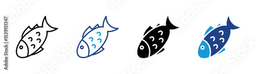 Fish Silhouette Icon