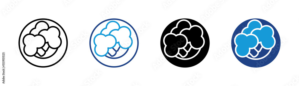Broccoli Bunch Icon Broccoli Bunch Icon