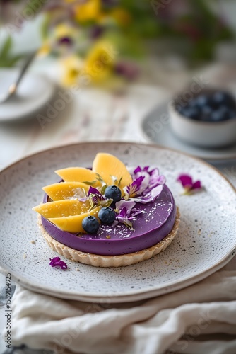 tart purple sweet potato cream,