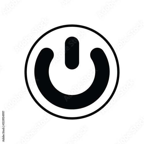 Power Button icon vector