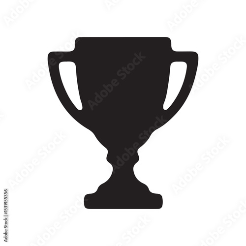 Celebration Trophy vector, silhouette, illustration 