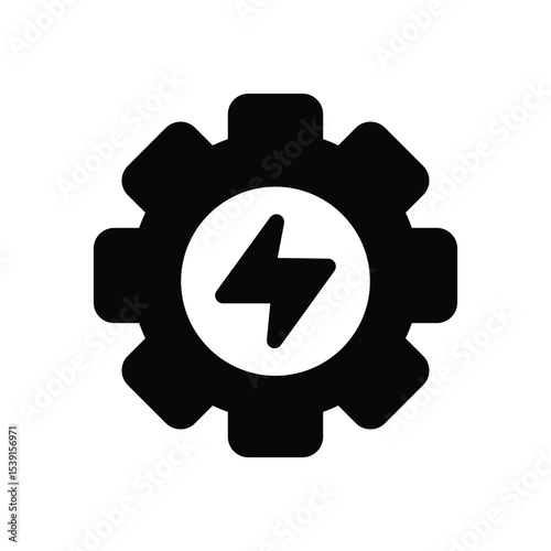 Setting icon vector