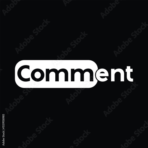comment logo design