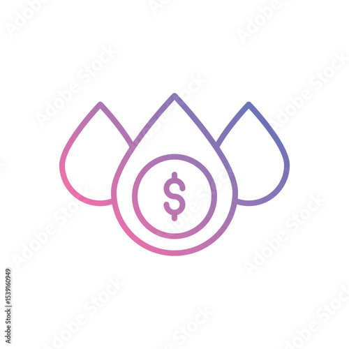 Fuel Price icon vector