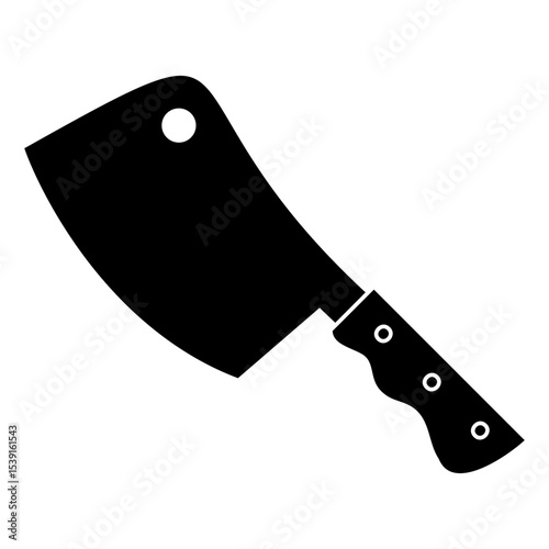 Kitchen knife icon vector. Cook knife illustration sign. Chef symbol. Cook logo.