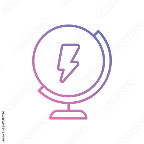 World Energy icon vector