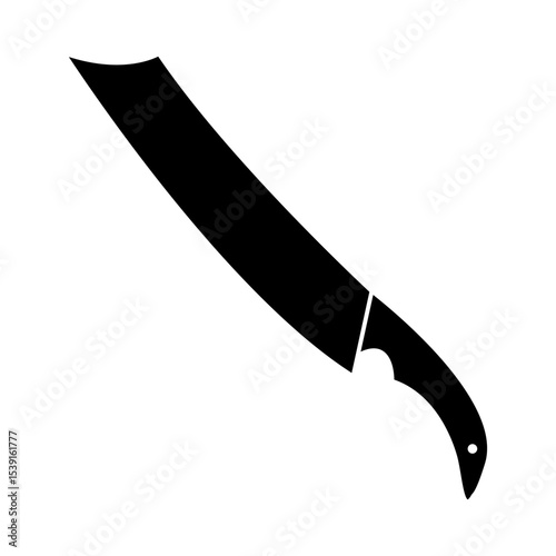 Kitchen knife icon vector. Cook knife illustration sign. Chef symbol. Cook logo.