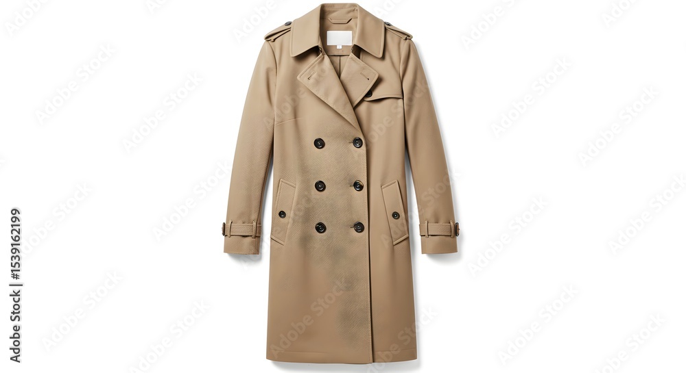 Elegant Trench Coat for Autumn Fashion Classic Outdoor Style, Versatile Neutral Color for Timeless Sophistication Elegant Trench Coat for Autumn Fashion Classic Outdoor Style, Versatile Neutral Color for Timeless Sophistication