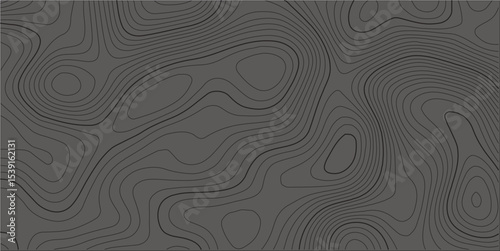 Abstract gray topography contour map background design .geometric black wave curve lines texture .abstract topographic map with wave line pattern .