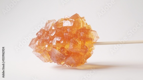 Close-up of rock candy on stick