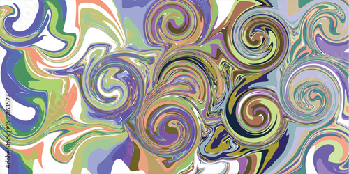 trendy new colorful digital saree, luxury style swirls of marble effect, Trendy textile, fabric, wrapping, Marble abstract background, Marbling wallpaper design.