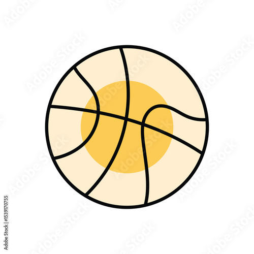 basket ball Icon vector