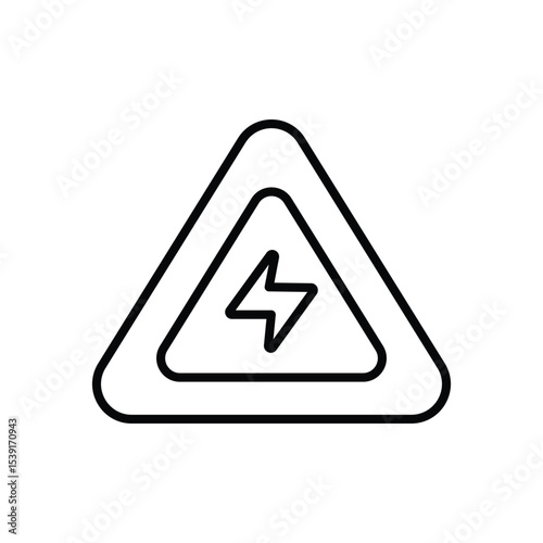 Electrical Safety icon vector