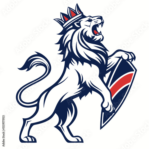 Wallpaper Mural Roaring Lion Vector Logo design Fierce Black and White Wild Animal Mascot for Branding  Tattoo Design and print design Torontodigital.ca