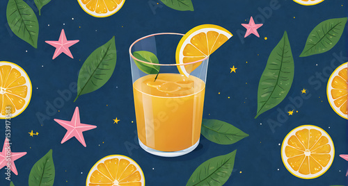 glass of orange juice