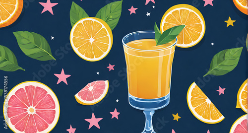 glass of orange juice