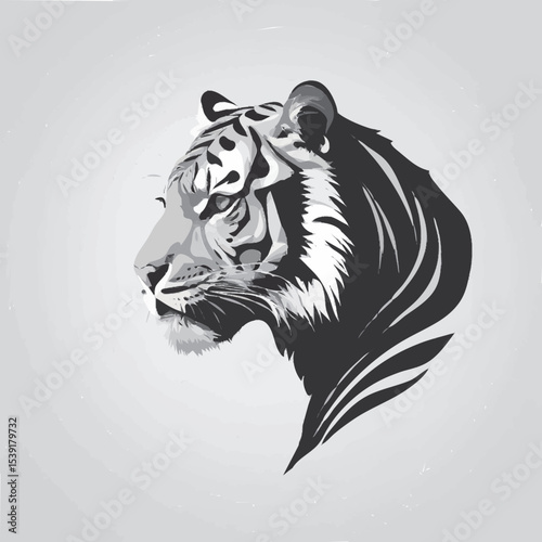 tiger head vector