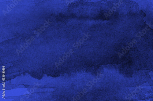 Abstract blue background in watercolor style
