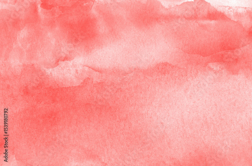 Red abstract background in watercolor style