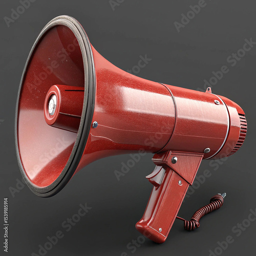 megaphone on the wall