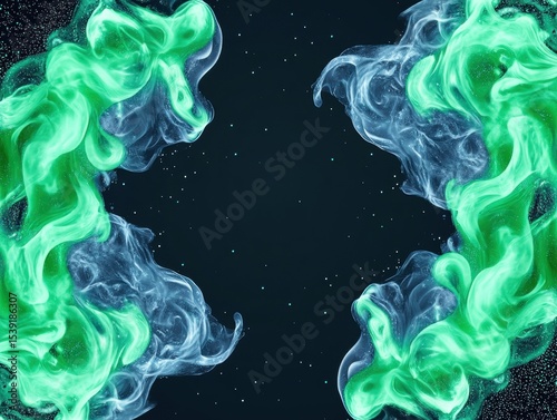 Abstract Liquid Flow Art