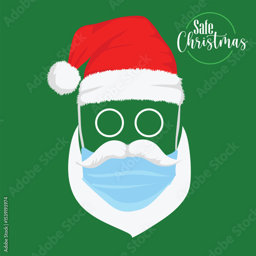 A warm and festive Christmas scene featuring decorations, lights, and holiday spirit, blending seasonal joy with a subtle message of wellness and healthcare awareness.