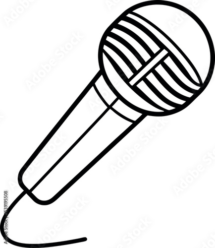 microphone vector illustration