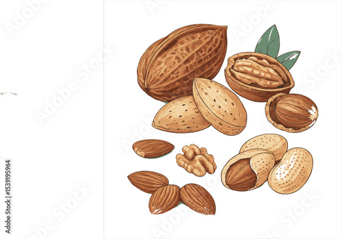 Nuts Vector