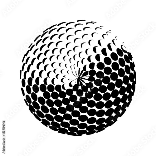 abstract sphere vector illustration