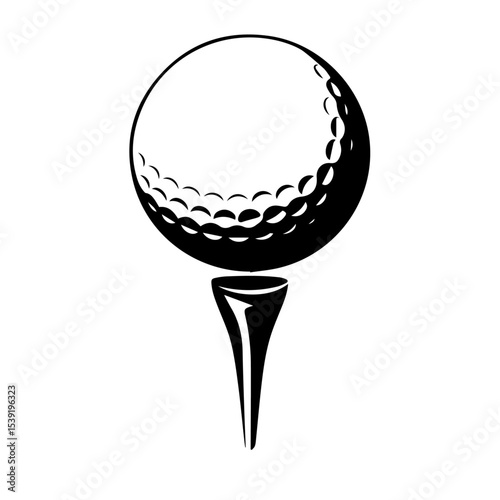 golf ball vector illustration