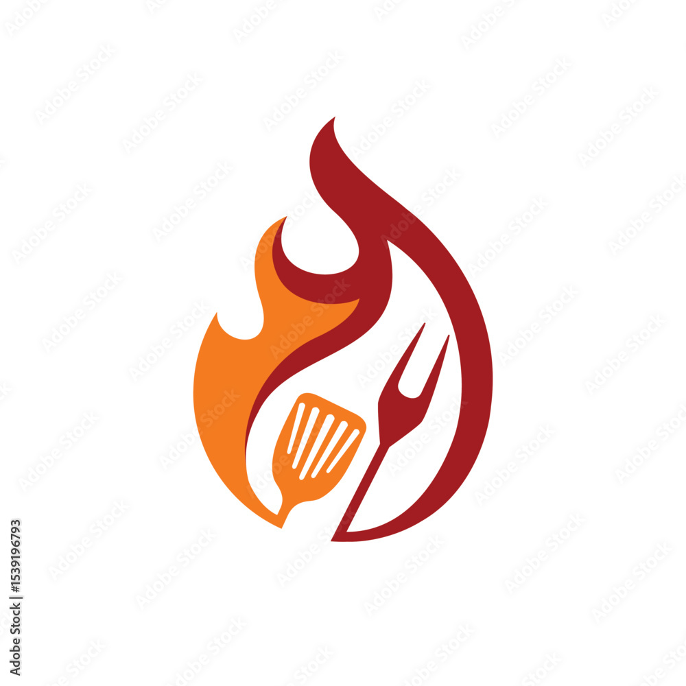 grill abstract logo modern style grill abstract logo modern style