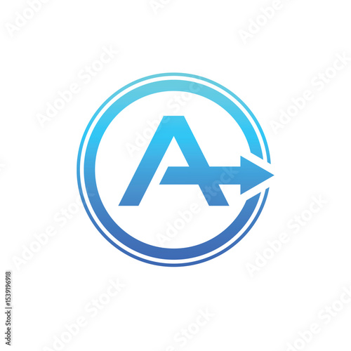 а letter abstract logo modern style 14