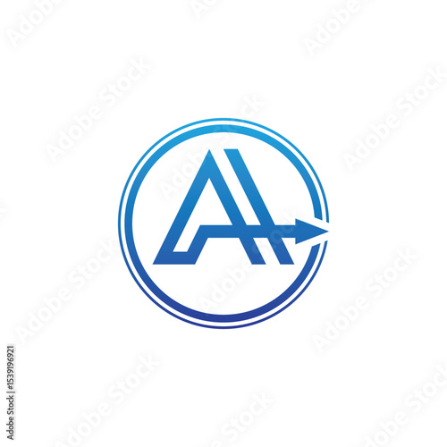 а letter abstract logo modern style 14