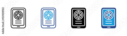 Digital Health Record Icon