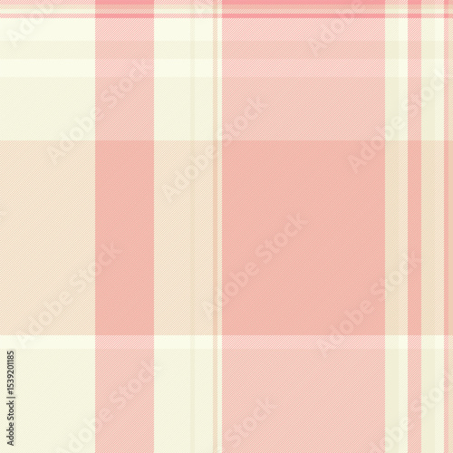 Elegant blush pink and cream plaid pattern.  Perfect for textile design, fashion, websites, or branding. This soft, subtle texture evokes feelings of comfort and sophistication.