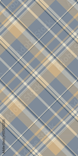 Internet tartan seamless background, minimalist textile vector pattern. Repeat fabric check texture plaid in pastel and amber colors.