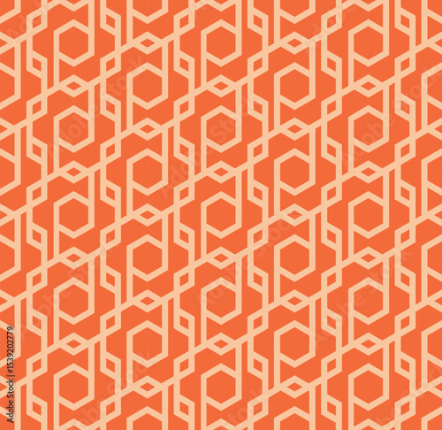 Modern Tribal Vector Grid Seamless Pattern -vector eps8