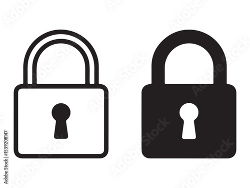vector lock icon