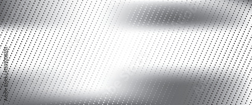 Grunge halftone gradient background. Faded grit noise texture. White and black sand wallpaper. Retro pixelated backdrop. Anime or manga style comic overlay. Vector graphic design textured template