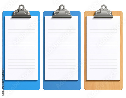 Realistic clipboard in team collaboration, transparent background PNG