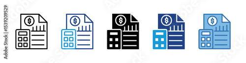 Financial Report Icon
