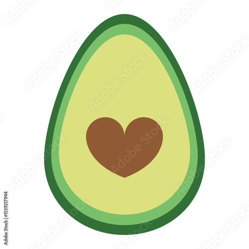 Avocado heart